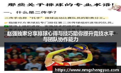 赵强独家分享排球心得与技巧助你提升竞技水平与团队协作能力